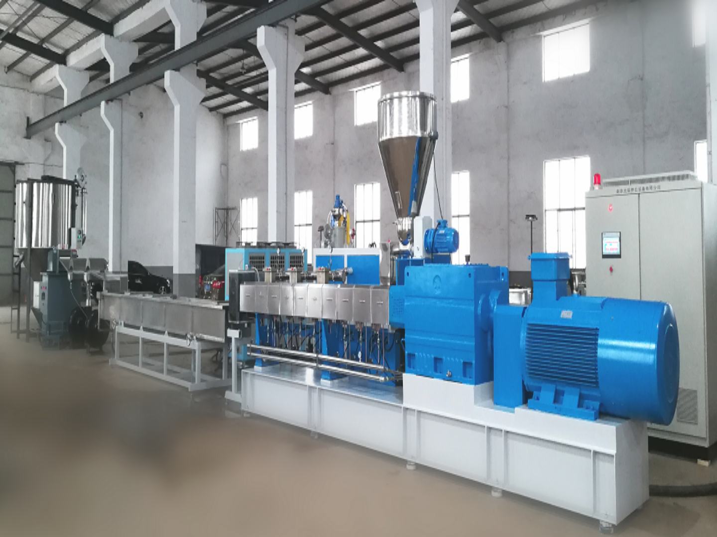 PET Parallel twin parafuso granulação extrude